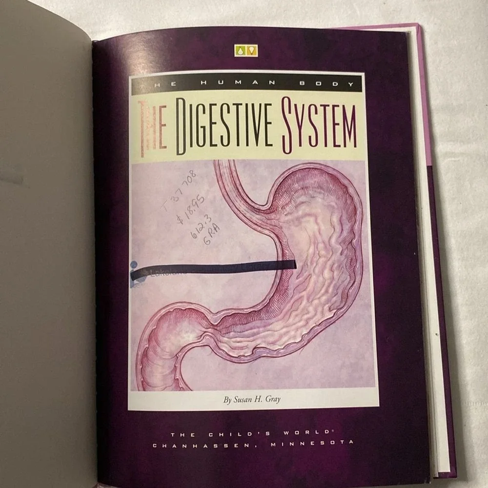The Digestive System Human Body‎ by Susan Gray Core Learning Library Book Kids